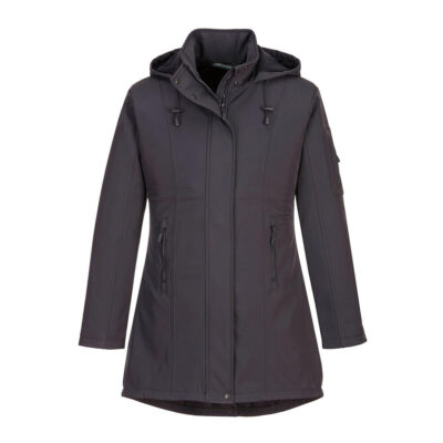 Carla softshell jakke - Koksgrå