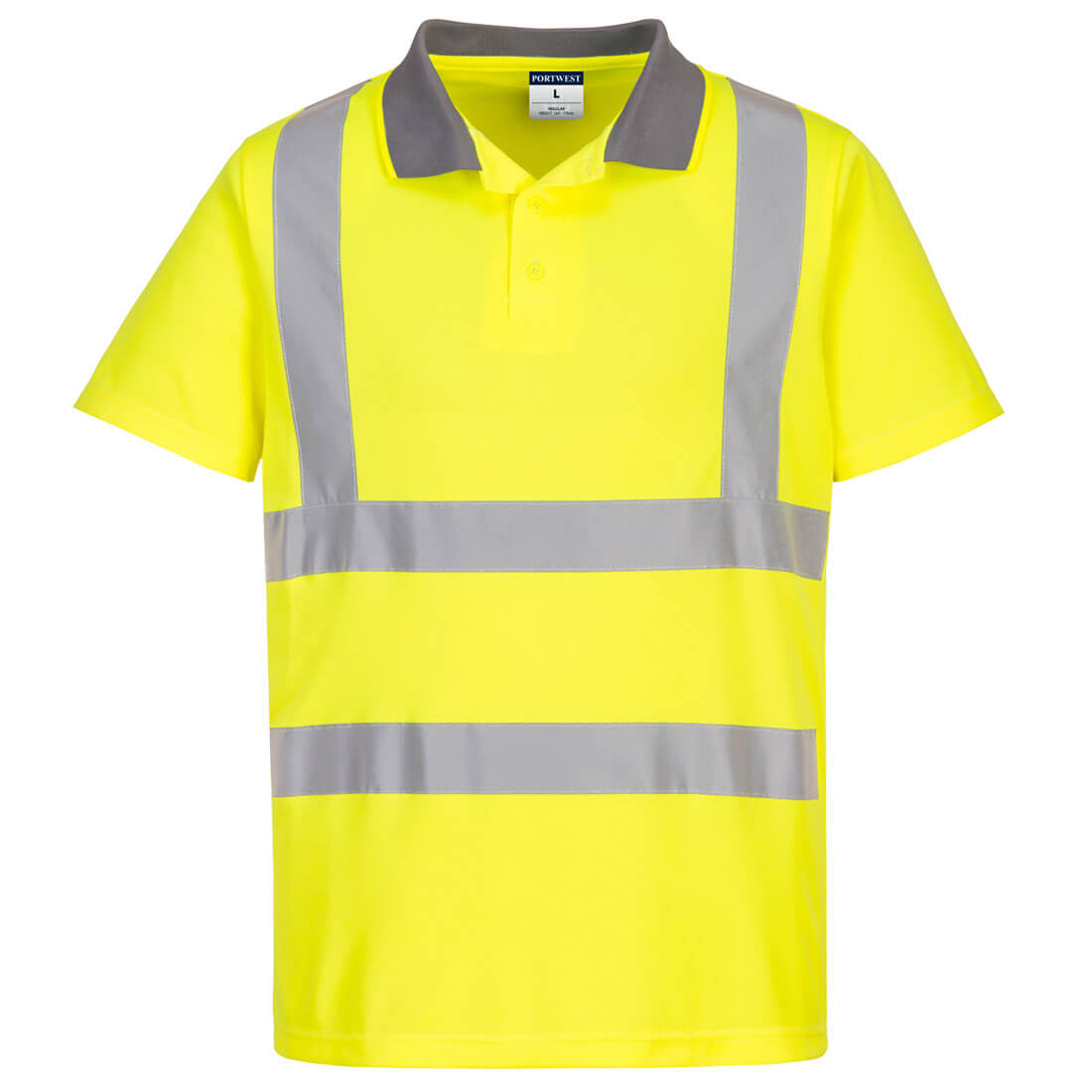 Eco hi-vis s/s polo (6 pakke) - Gul