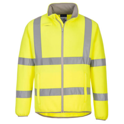 Ech hi-vis fleecejakke - Gul
