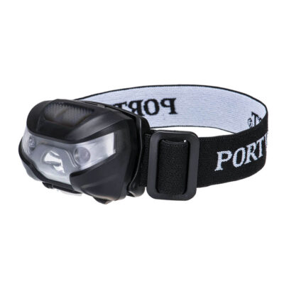 USB genopladelig hoved lygte - Sort