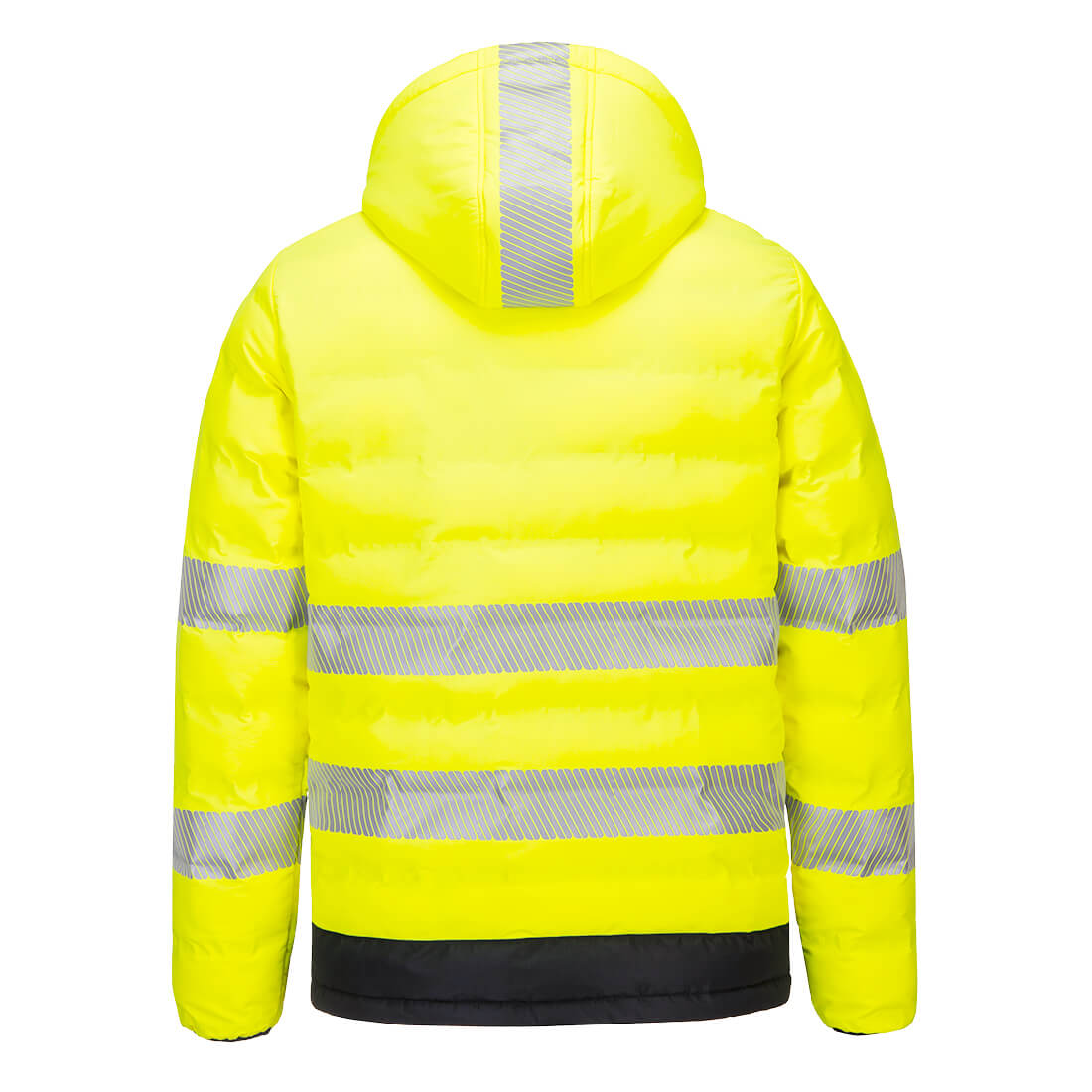 Hi-Vis Ultrasonic varmekanaljakke - Gul/Sort - Billede 2