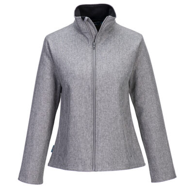 Print & Promo dame softshell (2lags) - Grå mergel