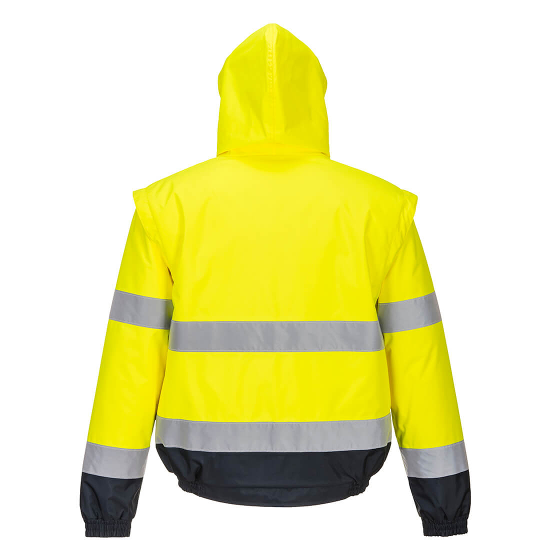Hi-Vis 2-i-1 jakke - Gul - Billede 2