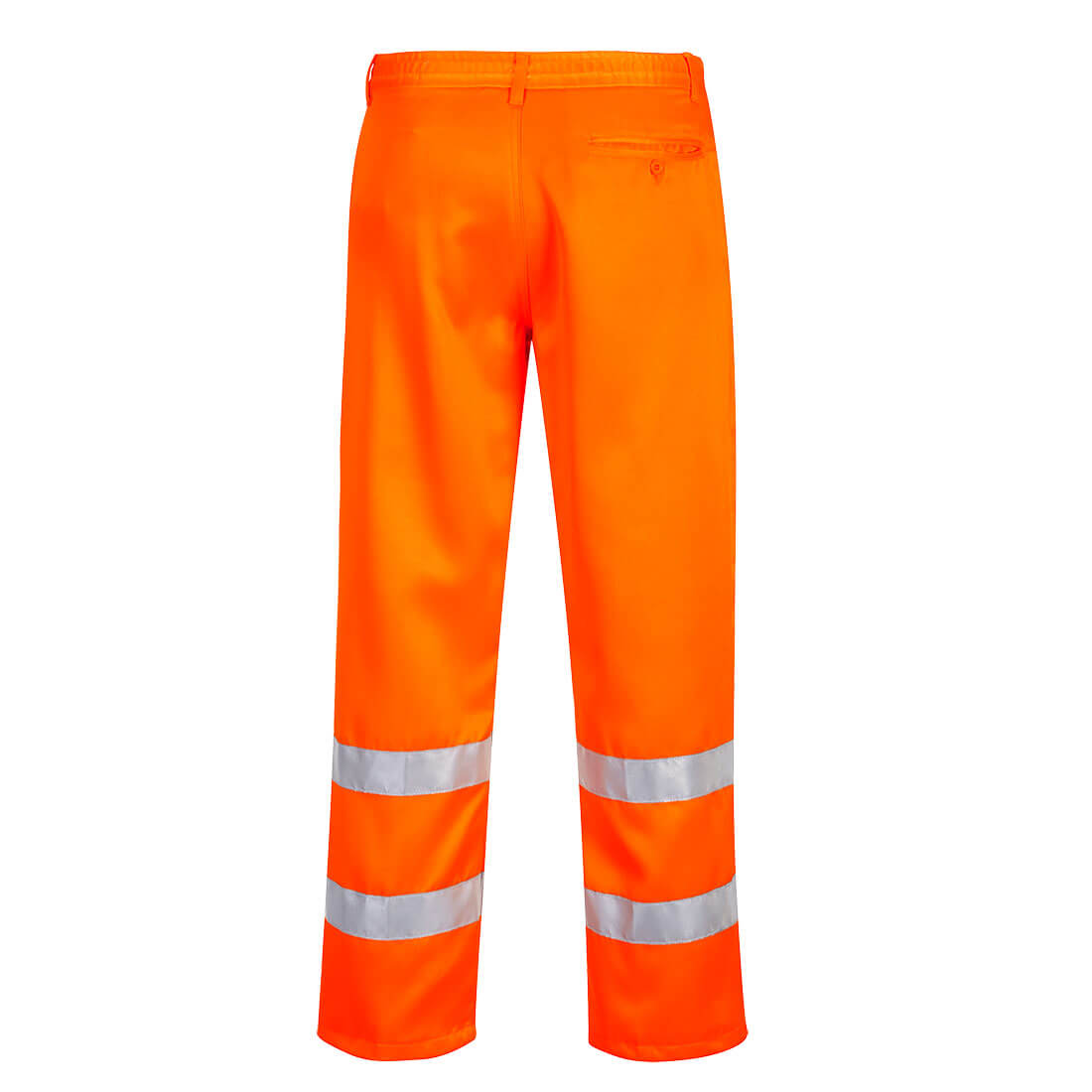 Hi-vis Poly-bomuld bukser - Orange - Billede 2