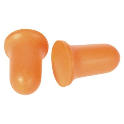 PU Ørepropper Med Snor (200 par) - Orange