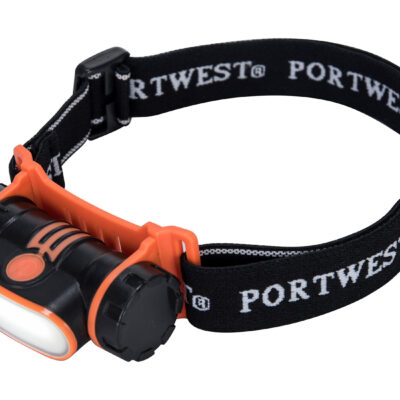 USB Genopladbar LED Pandelygte - Sort
