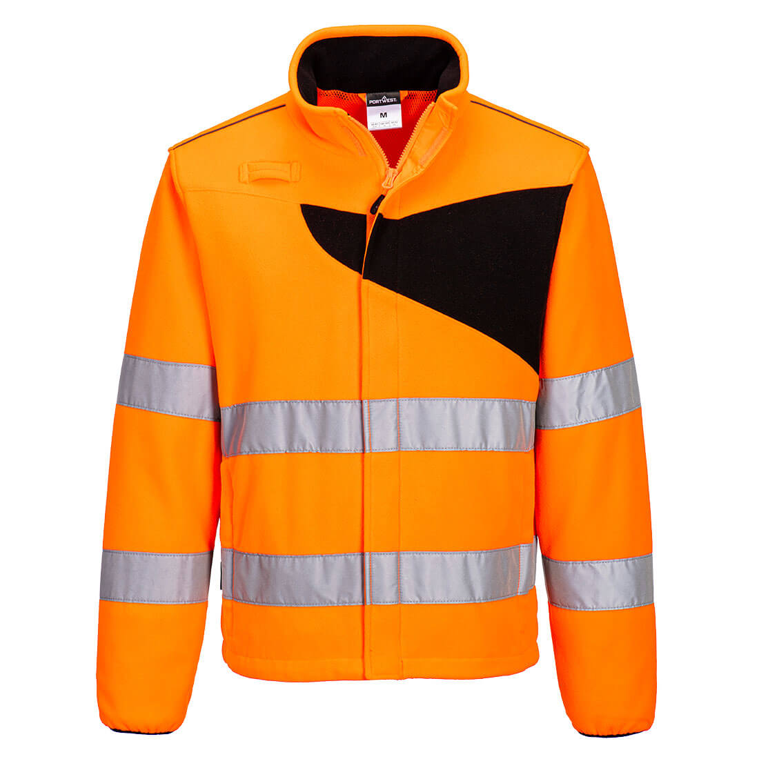 PW2 Hi-Vis Fleecejakke - Orange/Sort