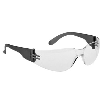 Wrap Around sikkerhedsbrille - Klar/Sort