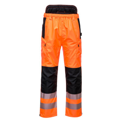 PW3 Hi-Vis Extreme Bukser - Orange/Sort