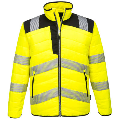 PW3 Hi-Vis Baffle jakke - Gul/Sort