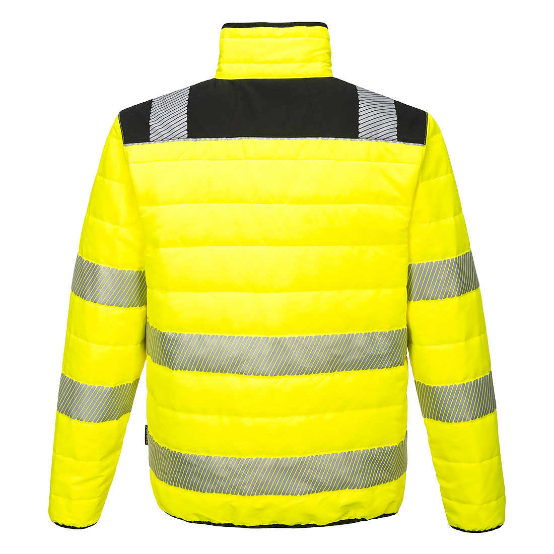 PW3 Hi-Vis Baffle jakke - Gul/Sort - Billede 2