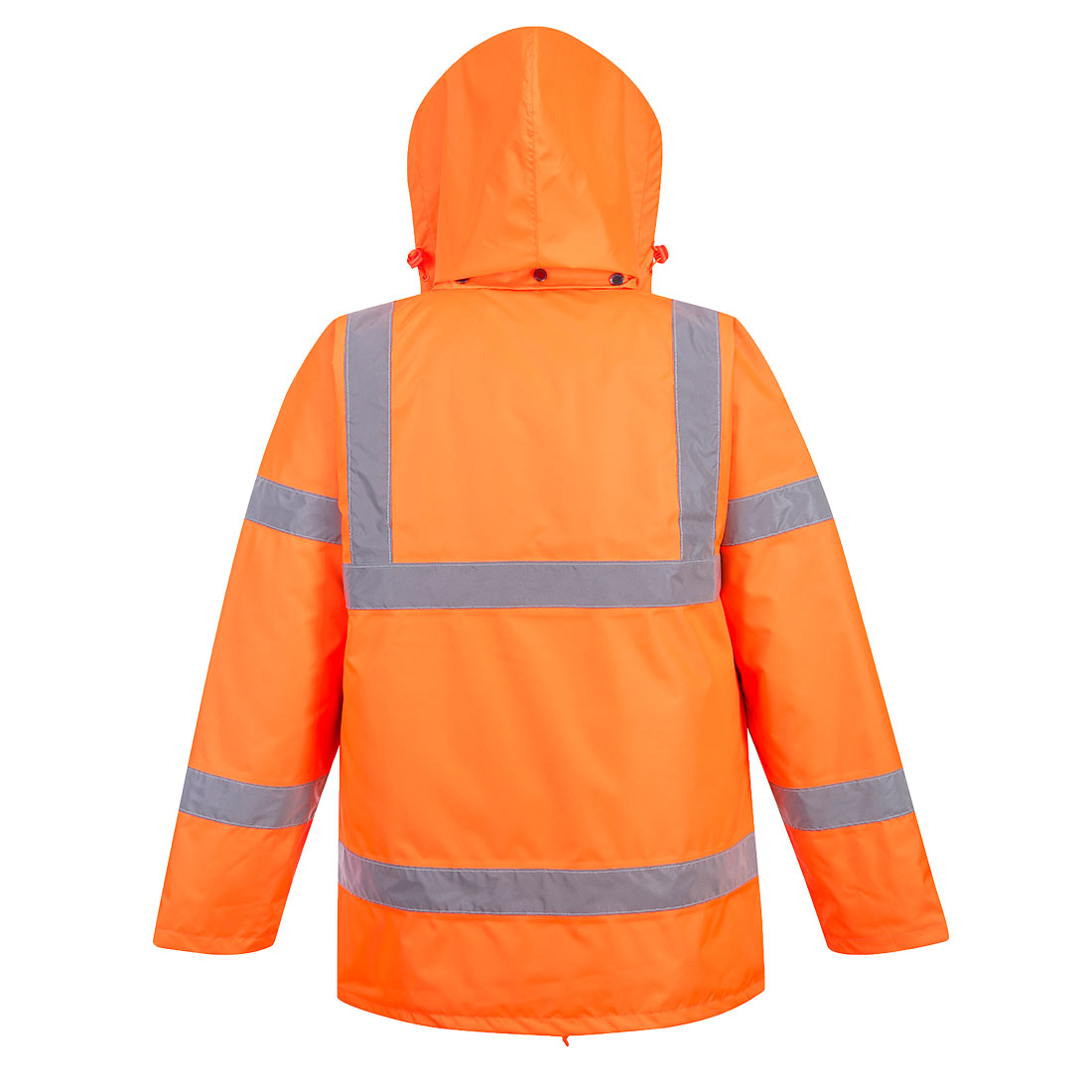 Hi-Vis Åndbar vinter jakke - Orange - Billede 2