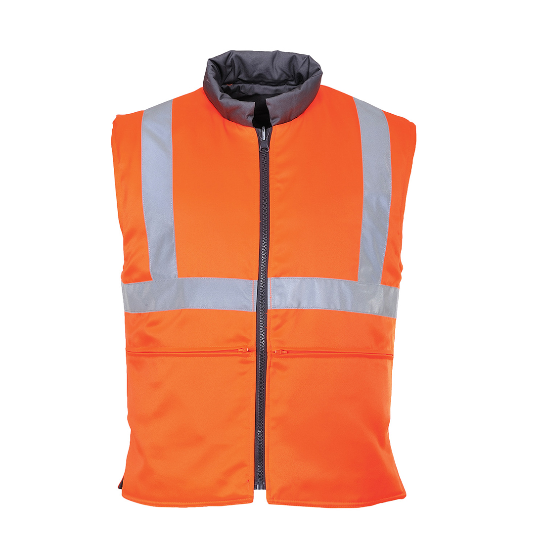Hi-Vis Vendbar bodyvarmer RIS - Orange