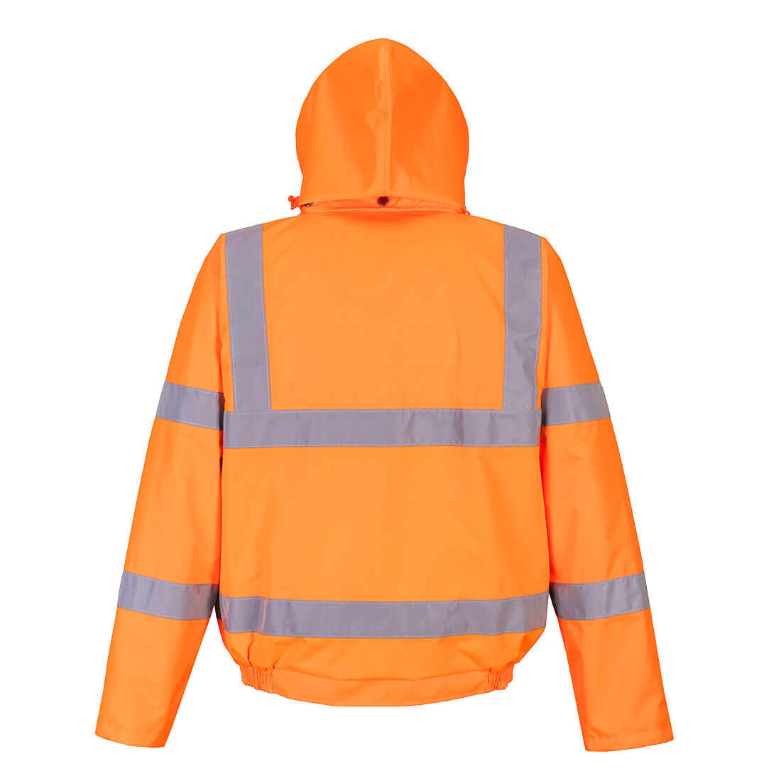 Hi-Vis åndbar Mesh foret jakke - Orange - Billede 2