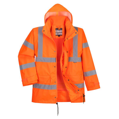 Hi-Vis åndbar trafikjakke