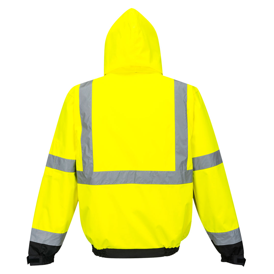 Hi-Vis 3i1 bomberjakke - Gul/Sort - Billede 2