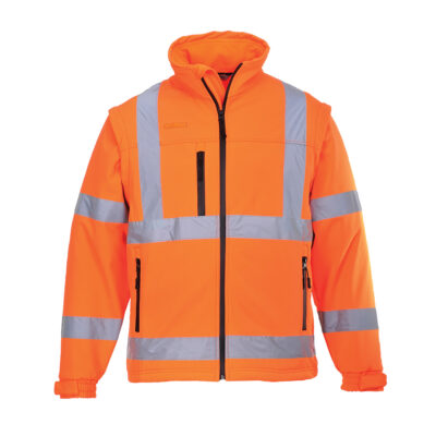 Hi-Vis Softshell jakke (3L) - Orange