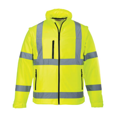 Hi-Vis Softshell jakke (3L) - Gul