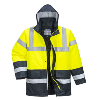Hi-Vis 2-farvet trafikjakke - Gul