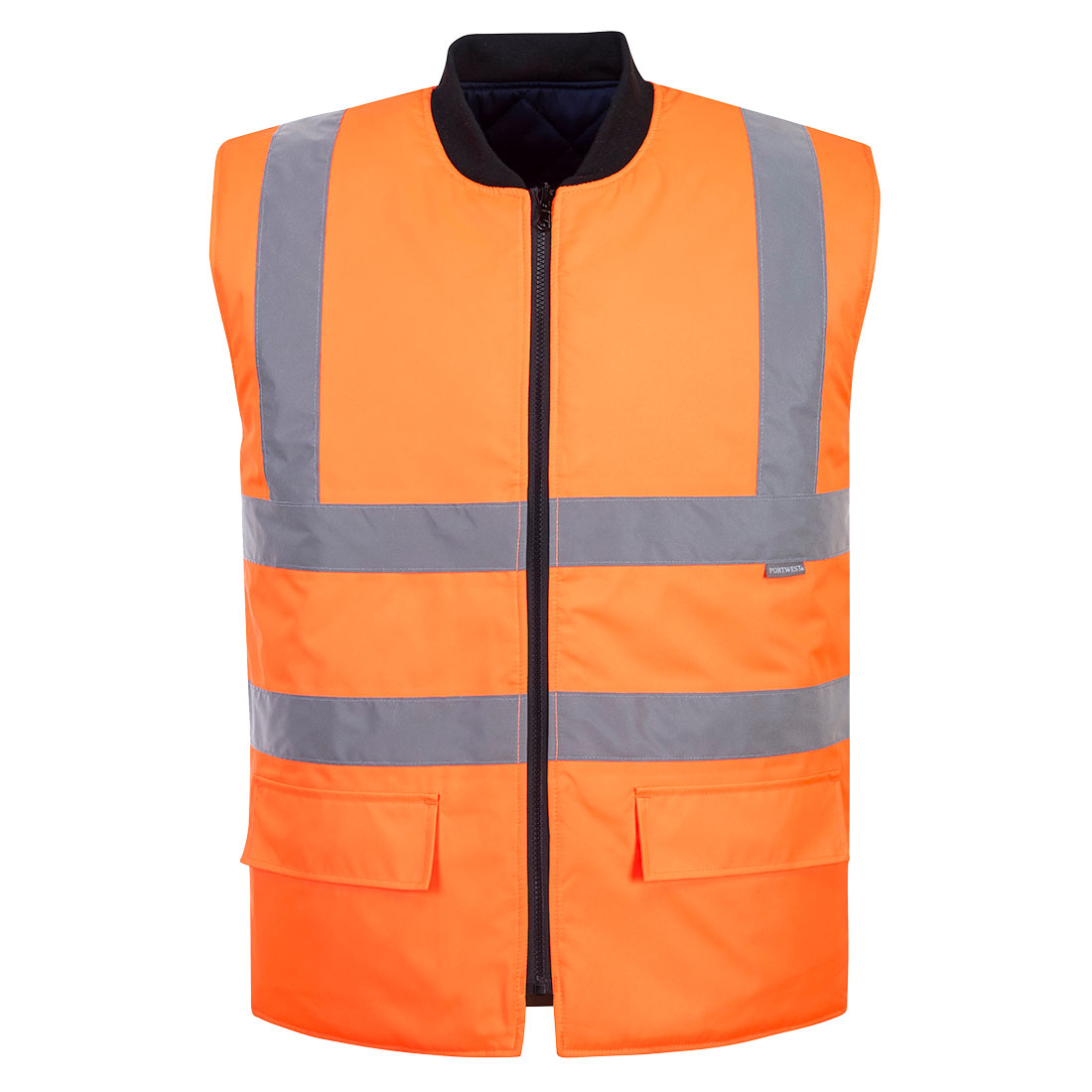 Hi-Vis Vendbar bodyvarmer RIS - Orange