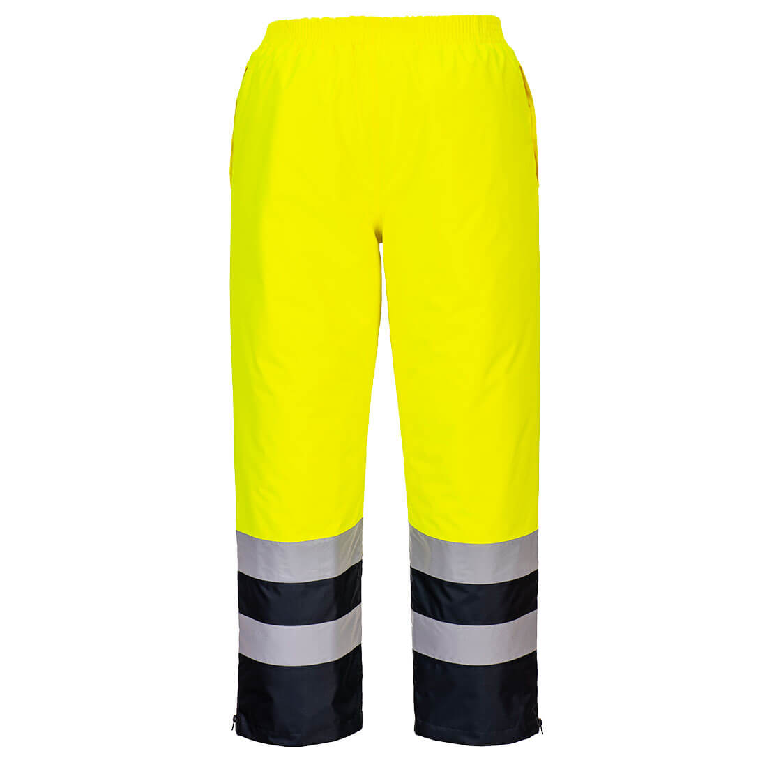 Hi-Vis vinterbukser - Gul/Marine - Billede 2