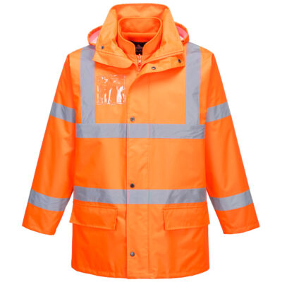 Hi-Vis 5-i-1 jakke - Orange