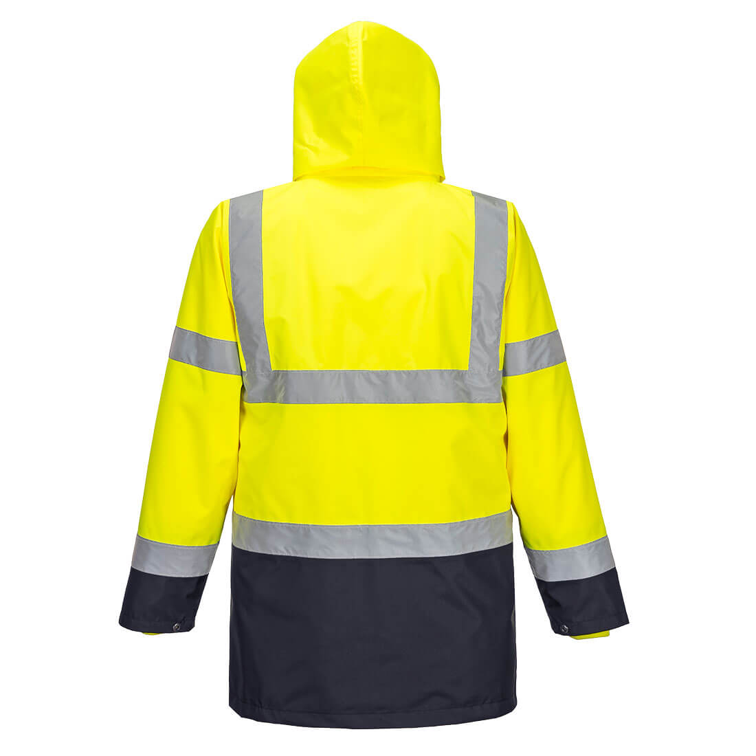 Klassisk 5-i-1 2 Farvet jakke - Orange/Marine - Billede 2