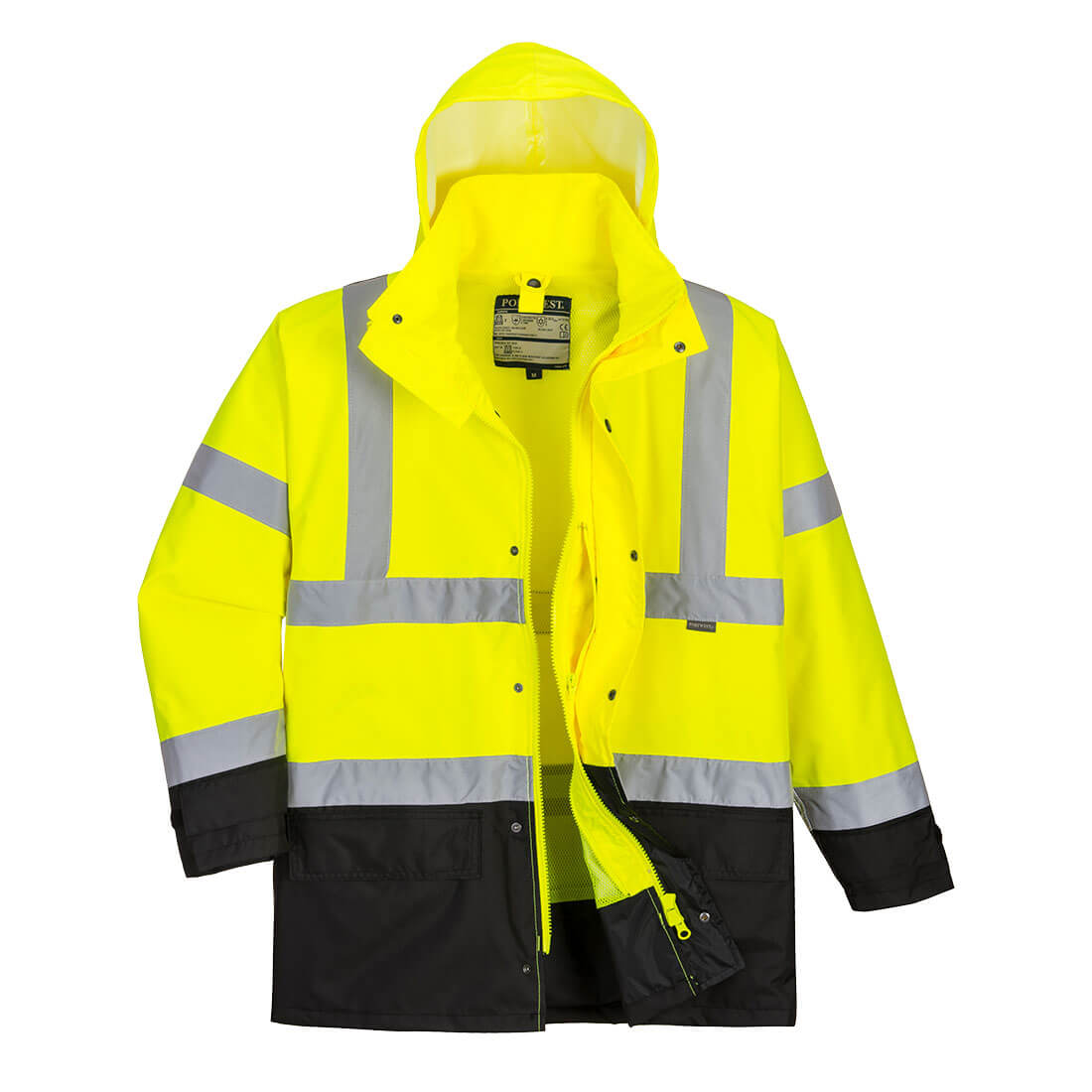Hi-Vis Executive 5-i-1 Jakke - Gul/Sort
