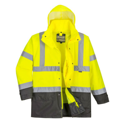 Hi-Vis Executive 5-i-1 Jakke - Gul/Grå