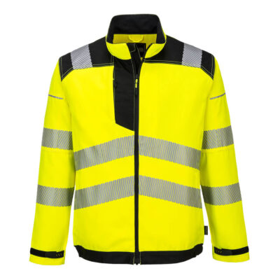 PW3 Hi-Vis arbejdsjakke - Gul/Sort