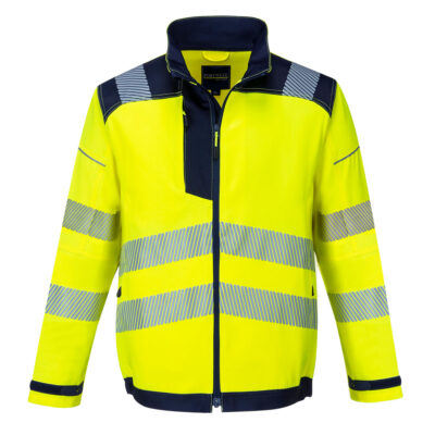 PW3 Hi-Vis arbejdsjakke - Gul/Marine