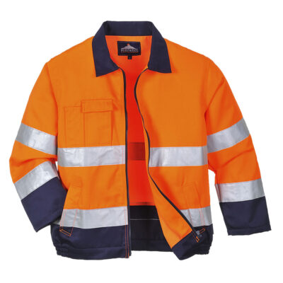 Madrid hi-vis jakke - Orange/Marine