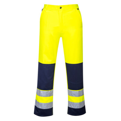 Sevilla hi-vis bukser - Gul/Marine