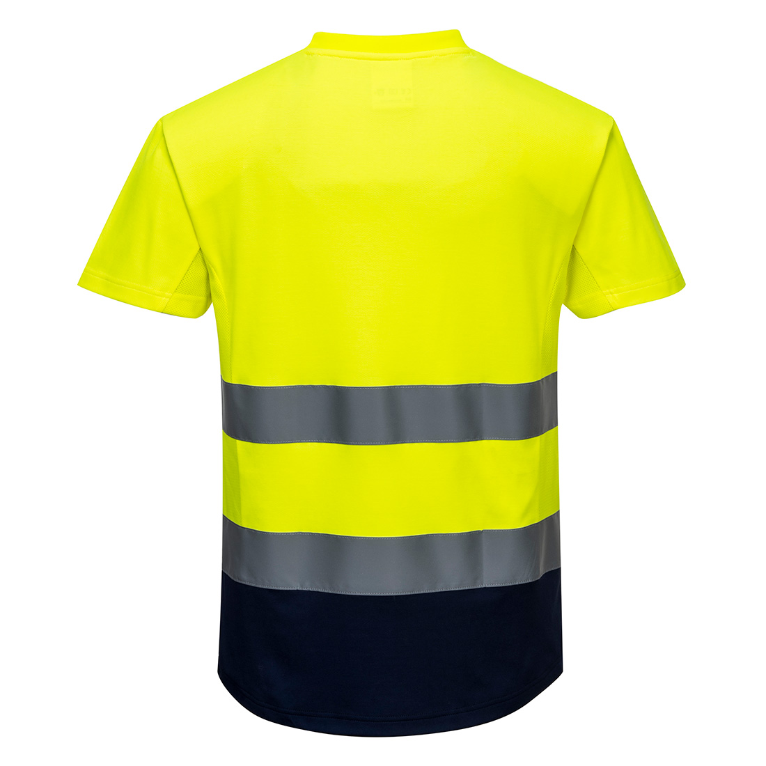 2 farvet Mesh T-shirts - Gul/Marine - Billede 2