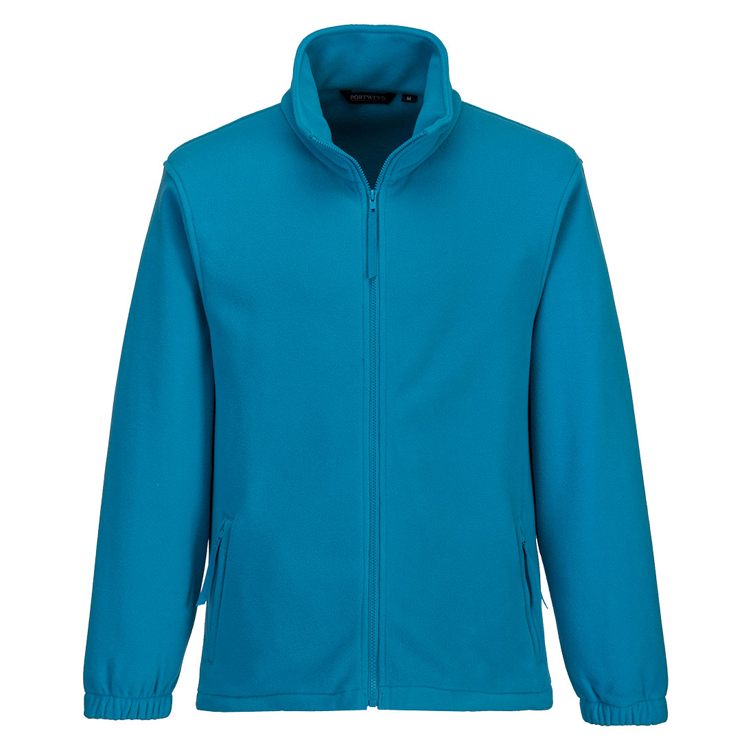 Aran-fleece til herre - Aqua