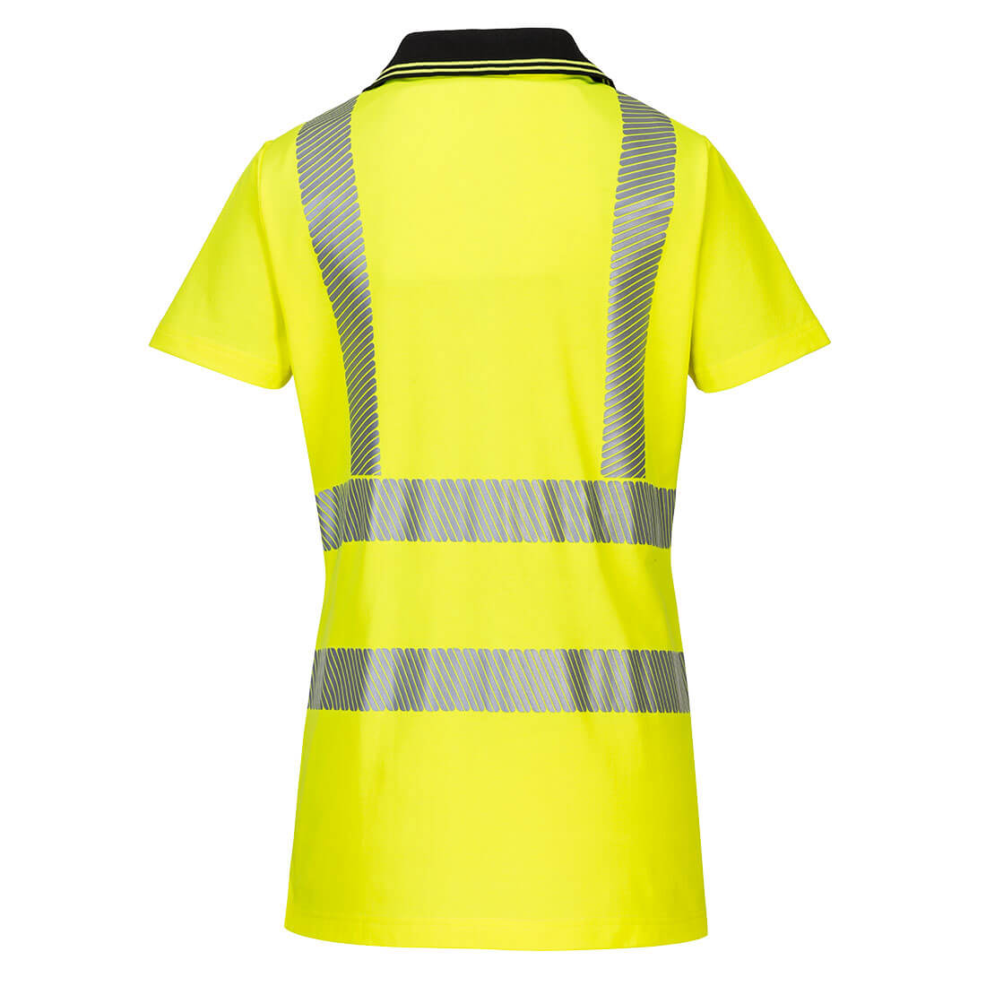 Dame Pro polo-shirt - Gul/Sort - Billede 2