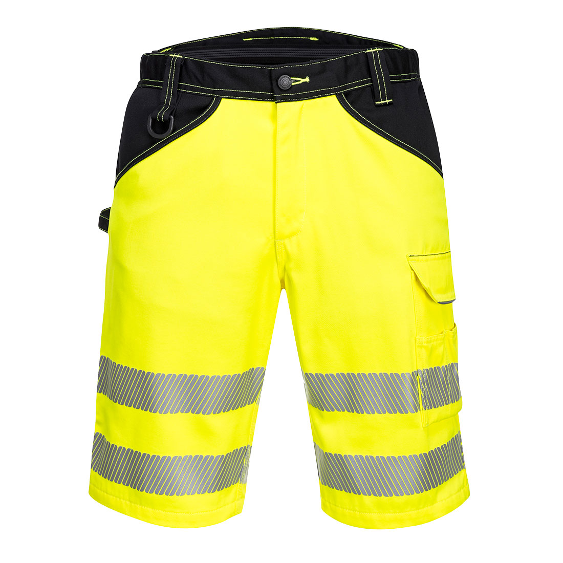 PW3 Hi-Vis Shorts -Gul/Sort