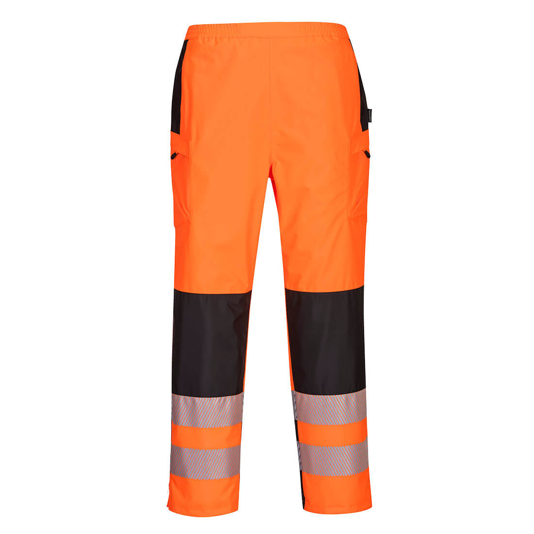 PW3 Hi-Vis dame regnbukser - Orange/Sort