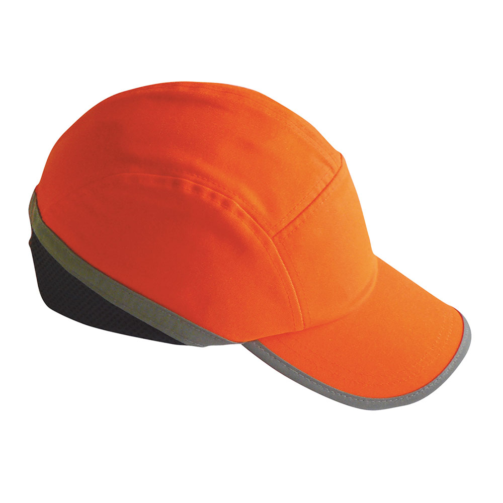 Bump cap m/lang skygge - Orange