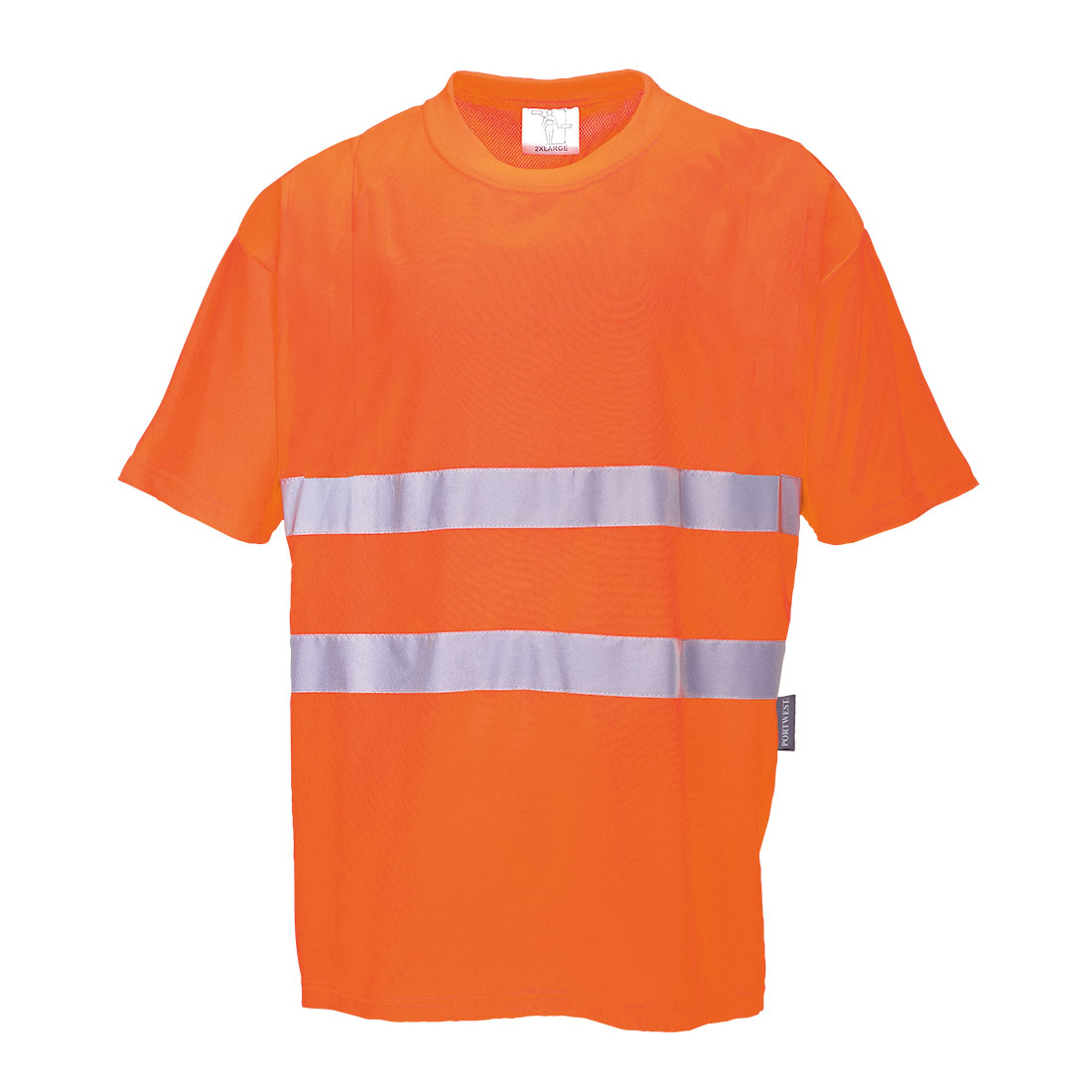 Bomulds komfort t-shirt - Orange