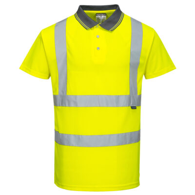 Hi-Vis Polo-shirt med korte ærmer - Rød