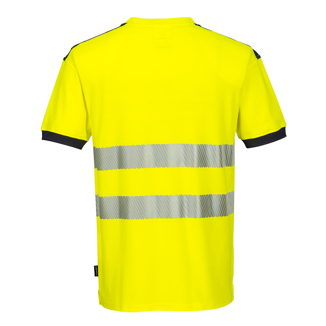 PW3 Hi-Vis t-shirt korte ærmer - Gul/Grå - Billede 2