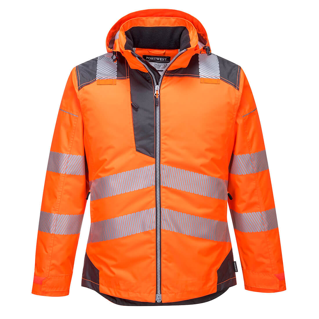 Vision Hi-Vis Vinterjakke - Orange/Grå