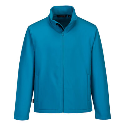 Herre Print & Promo softshell (2L) - Aqua