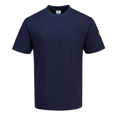 Antistatisk ESD t-shirt - Marine