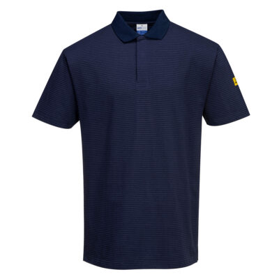 Anti-Statisk ESD poloshirt - Marine