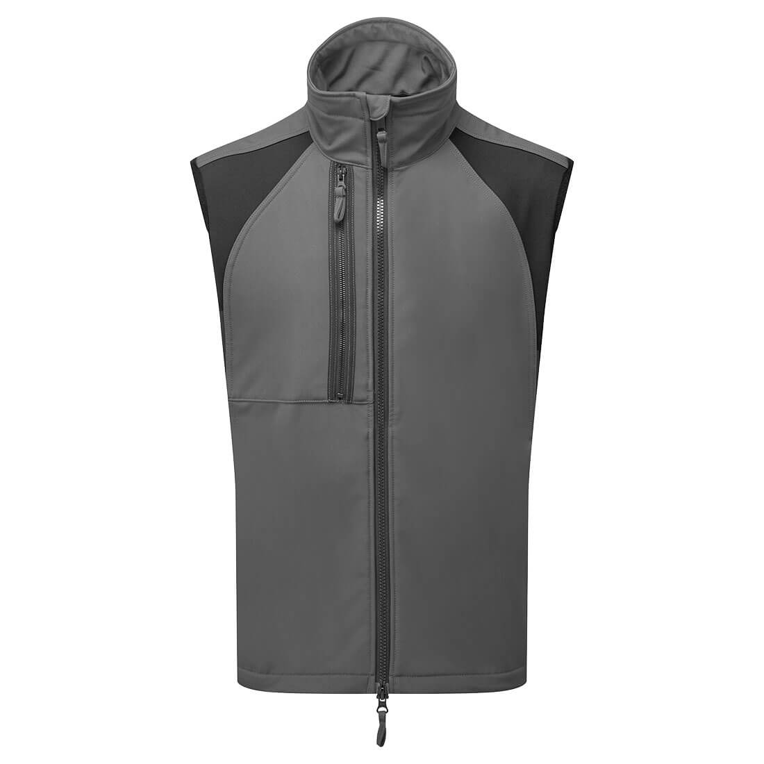 WX2 softshell vest (2 lags) - Molegrå
