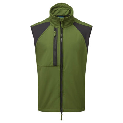 WX2 softshell vest (2 lags) - Olivengrøn