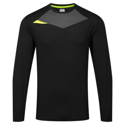 DX4 Langærmet t-shirt - Sort