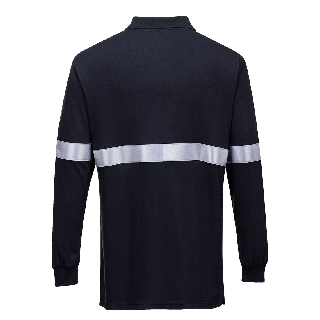 FR Antistatisk langærmet poloshirt med refleks - Gul - Billede 2